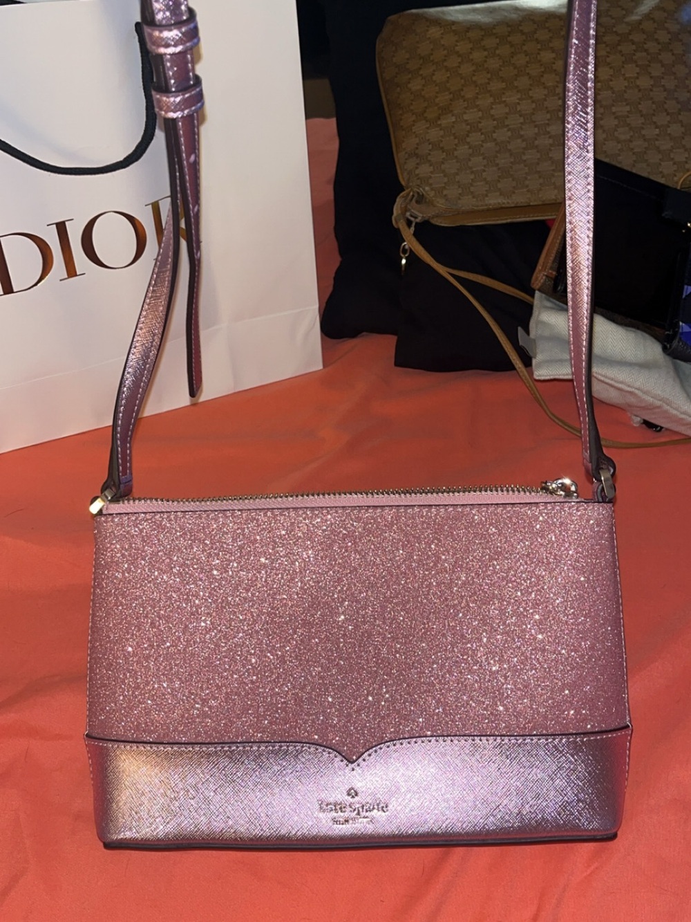kate spade Pink Sparkle Crossbody Bag